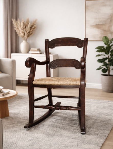 600-GIT Balancín rodero color a elegir asiento anea o tapizado 600-GIT Balancín rodero color a elegir asiento anea o tapizado